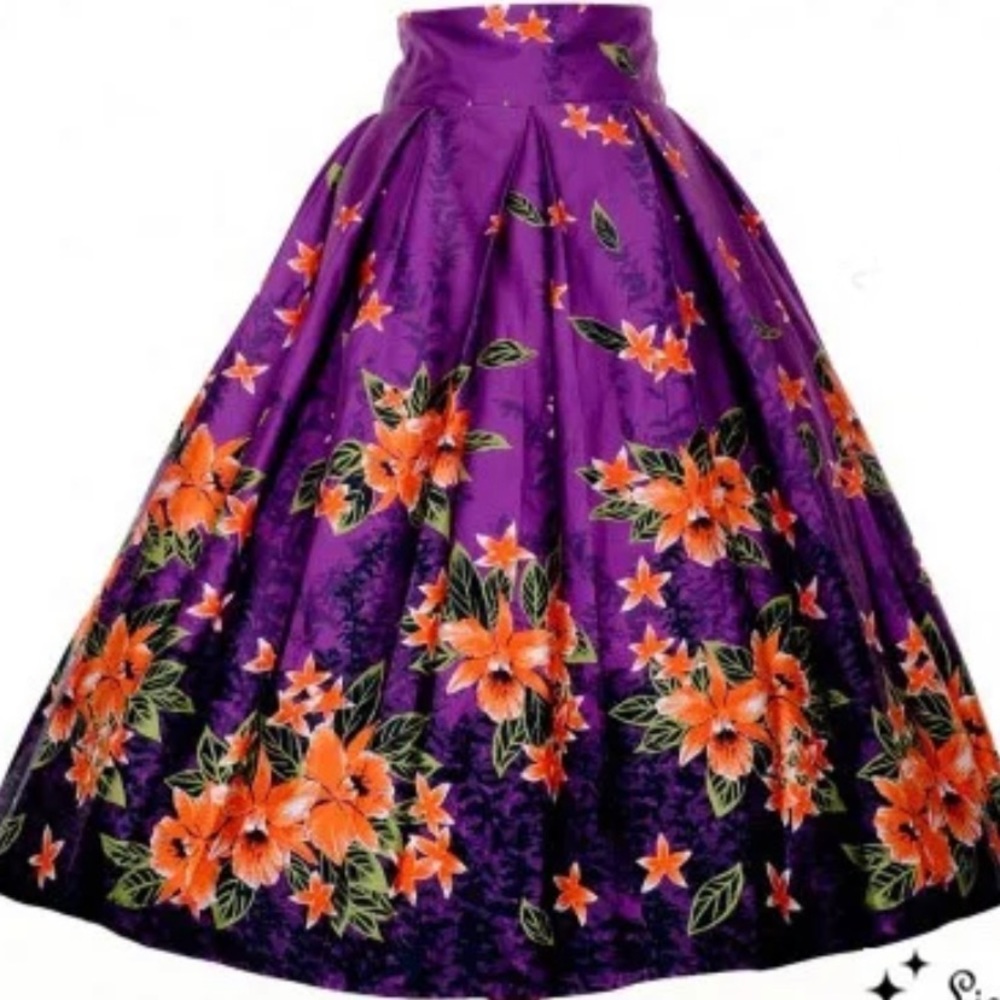 Deadly Dames Kinky Box Pleated Skirt